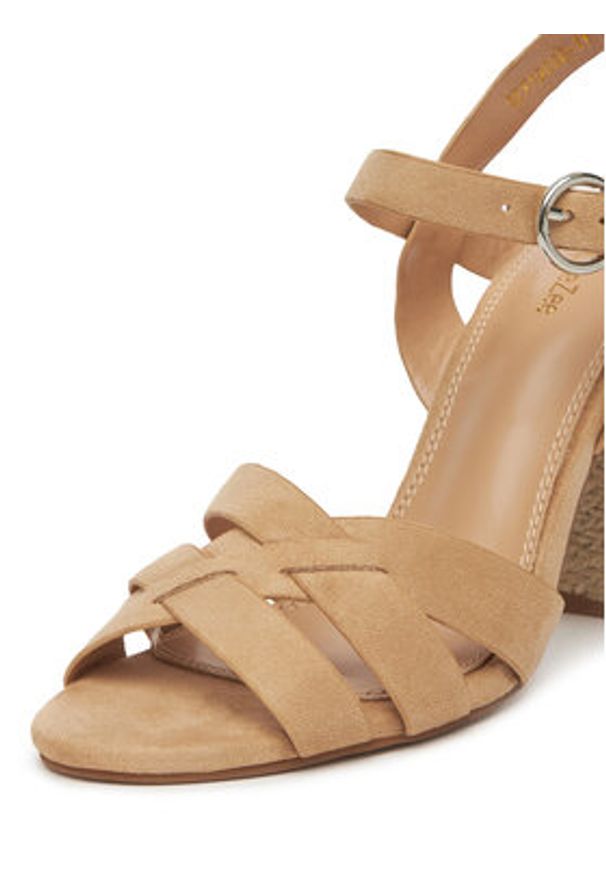 DeeZee Espadryle XFV19008-11 Beżowy. Kolor: beżowy. Materiał: materiał