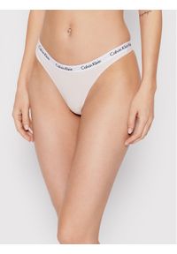 Calvin Klein Underwear Stringi 0000D1617A Różowy. Kolor: różowy. Materiał: bawełna