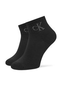 Calvin Klein Jeans Zestaw 2 par niskich skarpet damskich 701230599 Czarny. Kolor: czarny. Materiał: materiał, bawełna #4