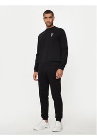 Karl Lagerfeld - KARL LAGERFELD Bluza 705400 543910 Czarny Relaxed Fit. Typ kołnierza: dekolt w karo. Kolor: czarny. Materiał: bawełna #4