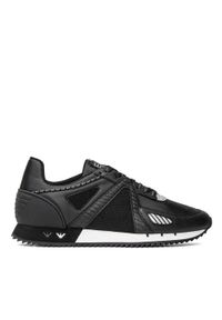 Sneakersy męskie czarne EA7 Emporio Armani X8X076 XK220 N629. Okazja: na co dzień, na spacer, do pracy. Kolor: czarny. Sport: turystyka piesza #3