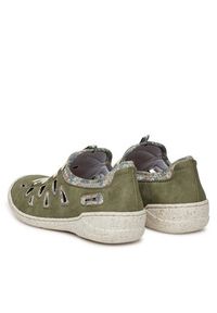 Rieker Półbuty 54551-52 Zielony. Kolor: zielony. Materiał: materiał #5