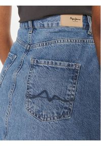Pepe Jeans Spódnica jeansowa Mini Skirt Hw PL901124MN9 Niebieski Regular Fit. Kolor: niebieski. Materiał: bawełna
