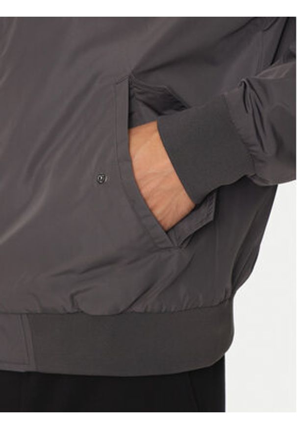 TOMMY HILFIGER - Tommy Hilfiger Kurtka bomber MW0MW35658 Szary Regular Fit. Kolor: szary. Materiał: syntetyk