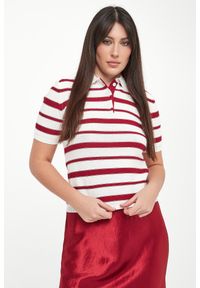 Sweter damski polo Carioca MM. Typ kołnierza: polo #1