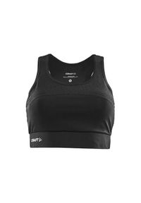 Koszulka treningowa damska Craft 1907370999000. Kolor: czarny. Materiał: poliester. Długość rękawa: bez rękawów. Sport: fitness