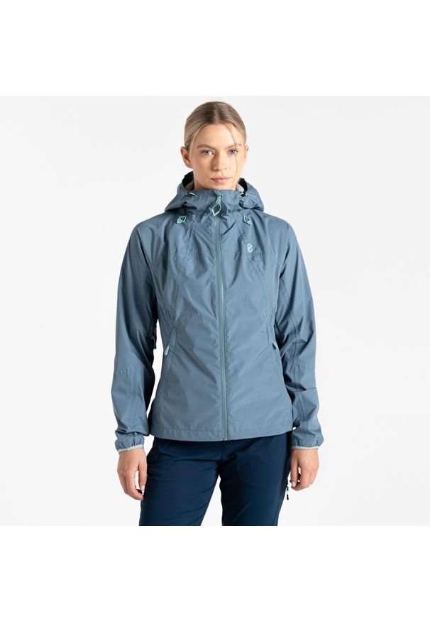 DARE 2B - Damska wodoodporna kurtka Torrek Breathe Easy. Kolor: szary. Materiał: materiał. Sport: turystyka piesza