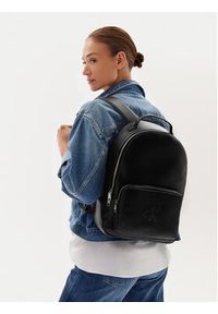 Calvin Klein Jeans Plecak Sculpted Impresssion Slim Backpa LV04K3165G Czarny. Kolor: czarny. Materiał: skóra #5