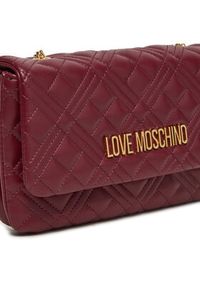 Love Moschino - LOVE MOSCHINO Torebka JC4097PP1LLA0552 Bordowy. Kolor: czerwony. Materiał: skórzane