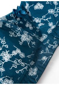 bonprix - Biustonosz bez fiszbinów (2 szt.), bawełna organiczna. Kolor: niebieski. Materiał: bawełna. Rodzaj stanika: różne sposoby noszenia, wyściełane miseczki. Wzór: kwiaty, nadruk #2