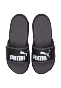 Puma Klapki Royalcat Comfort 37228001. Okazja: na plażę. Kolor: czarny. Materiał: skóra ekologiczna, materiał. Styl: sportowy