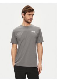 The North Face T-Shirt Redbox NF0A87NP Szary Regular Fit. Kolor: szary. Materiał: bawełna