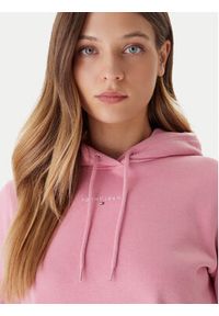 Tommy Jeans Bluza Linear DW0DW21963 Różowy Regular Fit. Kolor: różowy. Materiał: bawełna #3