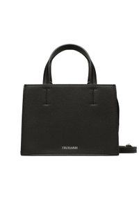 Trussardi Jeans - Trussardi Torebka Nadir Tote Sm Full 75B01489 Czarny. Kolor: czarny. Materiał: skórzane #1