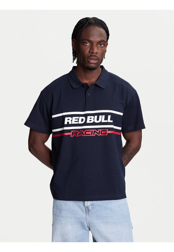 Pepe Jeans Polo Red Bull Racing Moto Panel RM540017 Granatowy Regular Fit. Typ kołnierza: polo. Kolor: niebieski. Materiał: bawełna