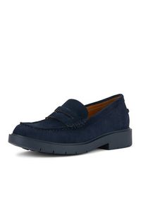 Geox Loafersy D Spherica Ec1 B D65DKB 00022 C4692 Granatowy. Kolor: niebieski. Materiał: skóra, zamsz #5