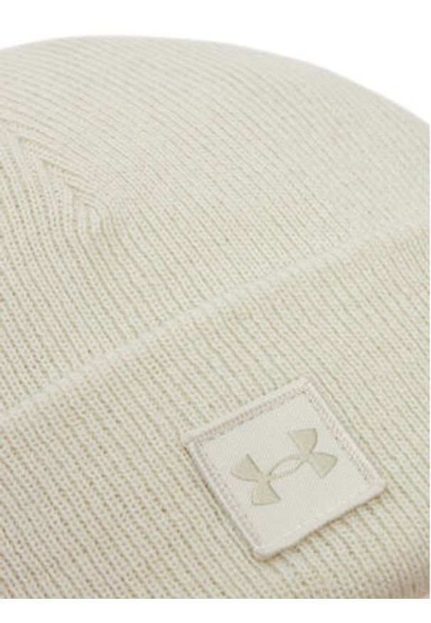 Under Armour Czapka UA Halftime Shallow Cuff 1379990-110 Écru. Materiał: materiał, akryl