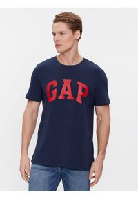 GAP - Gap T-Shirt 550338-04 Granatowy Regular Fit. Kolor: niebieski. Materiał: bawełna