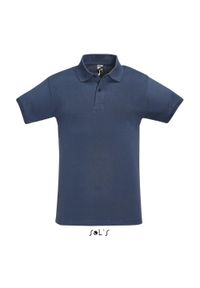 SOL'S - Polo Sol's Perfect. Typ kołnierza: polo. Kolor: wielokolorowy, niebieski, szary. Styl: elegancki #1