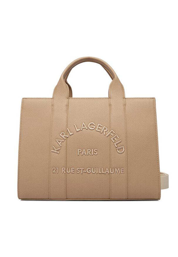 Karl Lagerfeld - KARL LAGERFELD Torebka B1W30041 Brązowy. Kolor: brązowy. Materiał: skórzane