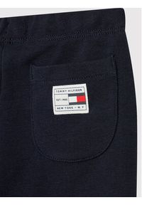 TOMMY HILFIGER - Tommy Hilfiger Spodnie dresowe Baby Solid KN0KN01497 Czarny Regular Fit. Kolor: czarny. Materiał: dresówka, bawełna