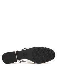 MICHAEL Michael Kors Baleriny Perla 40R4PLFP1L Biały. Kolor: biały. Materiał: skóra #4