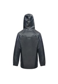 Regatta - Kurtka Wodoodporna Dziecięca. Kolor: niebieski. Styl: sportowy. Sport: turystyka piesza #2