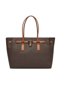 MICHAEL Michael Kors Torebka 30F5GNXT3B Brązowy. Kolor: brązowy. Materiał: skórzane