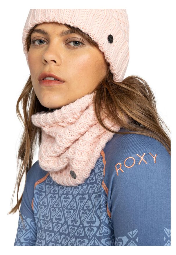 Roxy - Czapka z mankietem dla Kobiety BLIZZARD Różowy. Kolor: różowy. Materiał: dzianina, futro, polar, akryl, syntetyk