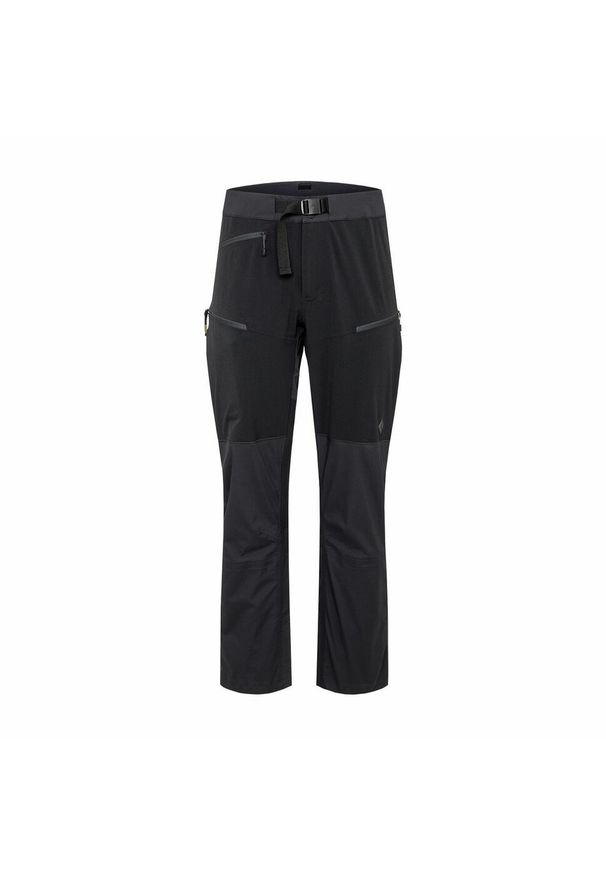 Spodnie narciarskie męskie Black Diamond Dawn Patrol Hybrid. Kolor: czarny. Sezon: zima. Sport: narciarstwo