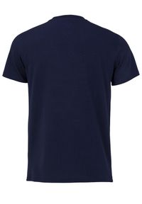 PARIS SAINT GERMAIN - T-Shirt Męski PSG Big Logo. Kolor: niebieski. Materiał: bawełna