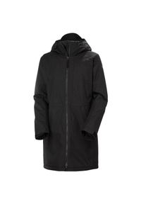Damska długa wodoodporna kurtka z kapturem Helly Hansen Westport Ins. Typ kołnierza: kaptur. Kolor: czarny. Długość: długie #1