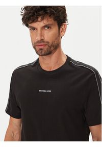 Michael Kors T-Shirt CT4524E1V2 Czarny Regular Fit. Kolor: czarny. Materiał: bawełna #3