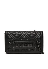 Love Moschino - LOVE MOSCHINO Torebka JC5681PP0ILA000A Czarny. Kolor: czarny. Materiał: skóra