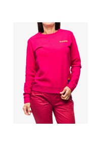 LA SPORTIVA - Bluza bez kaptura damska La Sportiva Climbing on the Moon Sweatshirt. Typ kołnierza: bez kaptura. Kolor: różowy