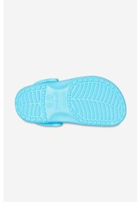 Crocs klapki Classic Clog kolor turkusowy 206991 ARCTIC. Nosek buta: okrągły. Kolor: turkusowy. Materiał: materiał #4