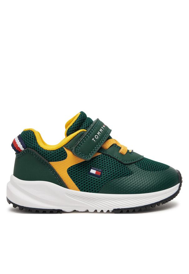 TOMMY HILFIGER - Sneakersy Tommy Hilfiger. Kolor: zielony