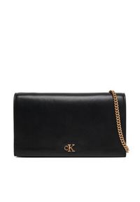 Calvin Klein Torebka Ck Wallet On Chain LV04F3319G Czarny. Kolor: czarny. Materiał: skórzane #4