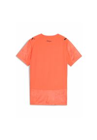 Puma - Damska koszulka KIDSUPER × MANCHESTER CITY PUMA Neon Sun Black Orange. Kolor: czarny, pomarańczowy, wielokolorowy, żółty