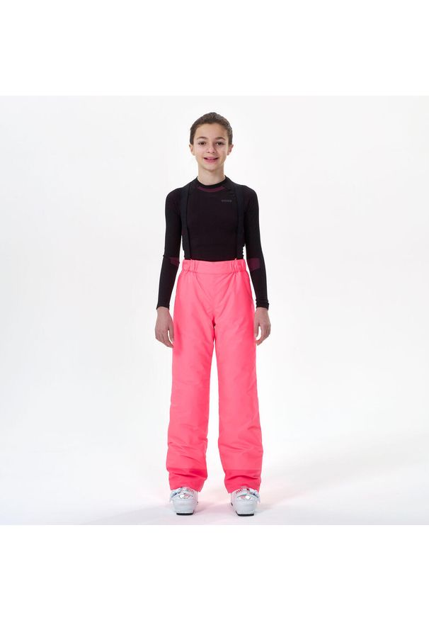 WEDZE - Spodnie narciarskie dla dzieci Wedze - 100. Kolor: różowy. Materiał: materiał. Sezon: zima. Sport: narciarstwo