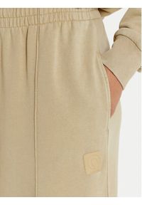 Lacoste Spodnie dresowe XF2657 Beżowy Wide Leg. Kolor: beżowy. Materiał: bawełna #3