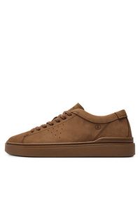 Clarks Sneakersy Craft Swift 26176130 Brązowy. Kolor: brązowy. Materiał: skóra #7