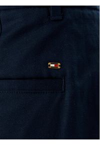 TOMMY HILFIGER - Tommy Hilfiger Szorty materiałowe WW0WW49040 Granatowy Wide Leg. Kolor: niebieski. Materiał: syntetyk #4