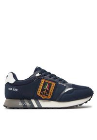 Sneakersy Aeronautica Militare. Kolor: niebieski #1