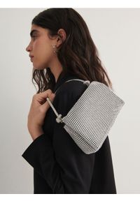 Reserved - Torebka ze strasem - srebrny. Kolor: srebrny #1