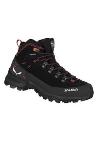 Buty Trekkingowe Damskie Salewa Alp Mate Winter Mid Ptx. Wysokość cholewki: za kostkę. Kolor: czarny. Materiał: zamsz, syntetyk, materiał. Szerokość cholewki: normalna. Styl: sportowy