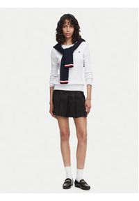Beverly Hills Polo Club Sweter P-SS26W-M537390 Biały Regular Fit. Typ kołnierza: polo. Kolor: biały. Materiał: bawełna #3