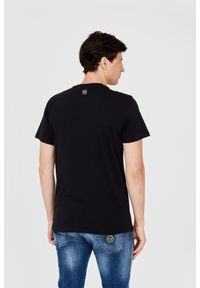 Philipp Plein - PHILIPP PLEIN T-shirt męski z dużym logo, Rozmiar M. Kolor: czarny #4
