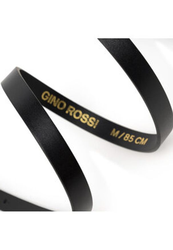 Gino Rossi Pasek Damski BLYL23007 Czarny. Kolor: czarny. Materiał: skóra