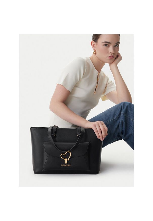 Love Moschino - Torebka LOVE MOSCHINO. Kolor: czarny